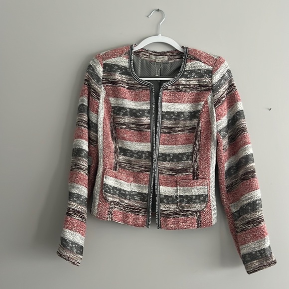 Anthropologie Comma Pink Tweed Blazer - Picture 1 of 7